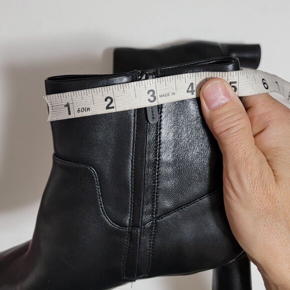 NEW Vince Hilda Ankle Boots Womens 7 Black Minimalist Chic Designer Simple - Picture 10 of 10